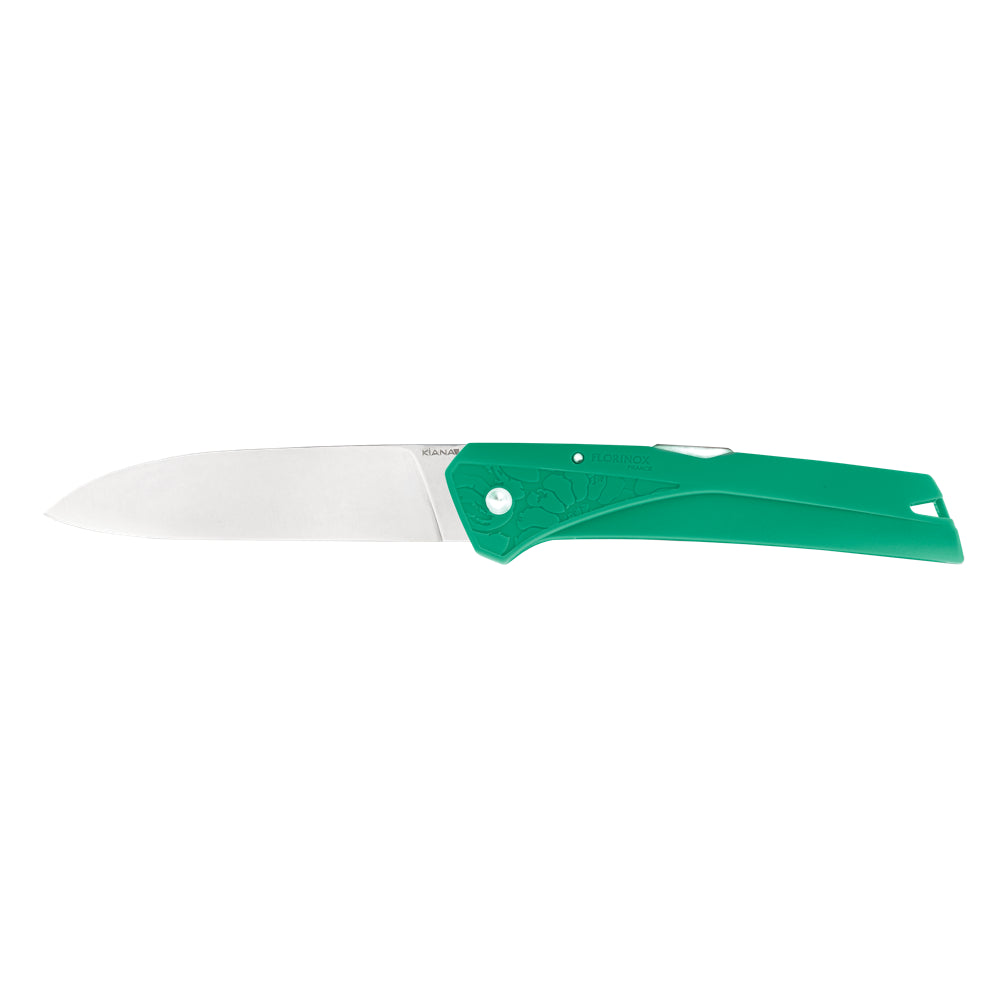 Couteau Régionnal Kiana vert Manche Polyamide Florinox Manche en polyamide chargé en fibre de verre.
